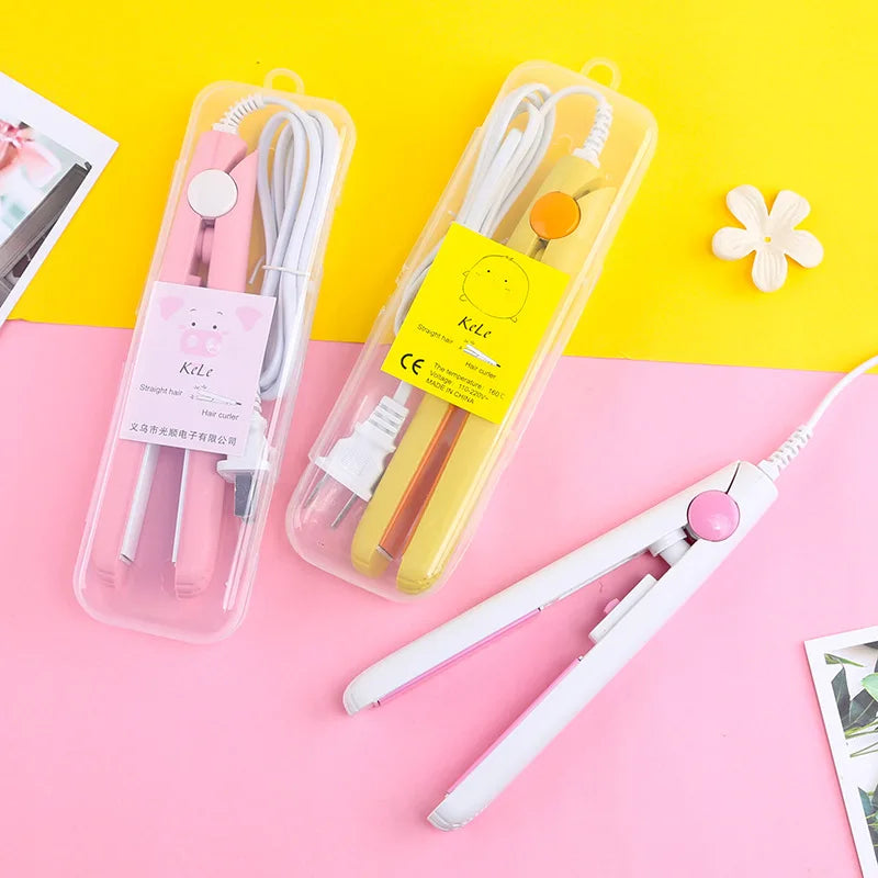 Mini Cartoon Hair Straightener