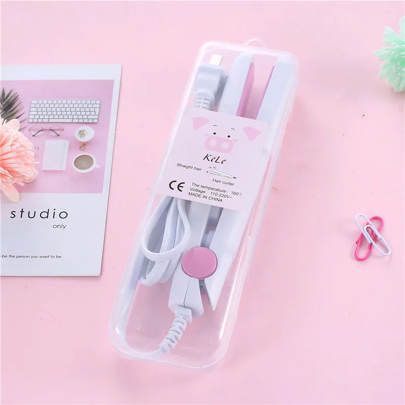 Mini Cartoon Hair Straightener