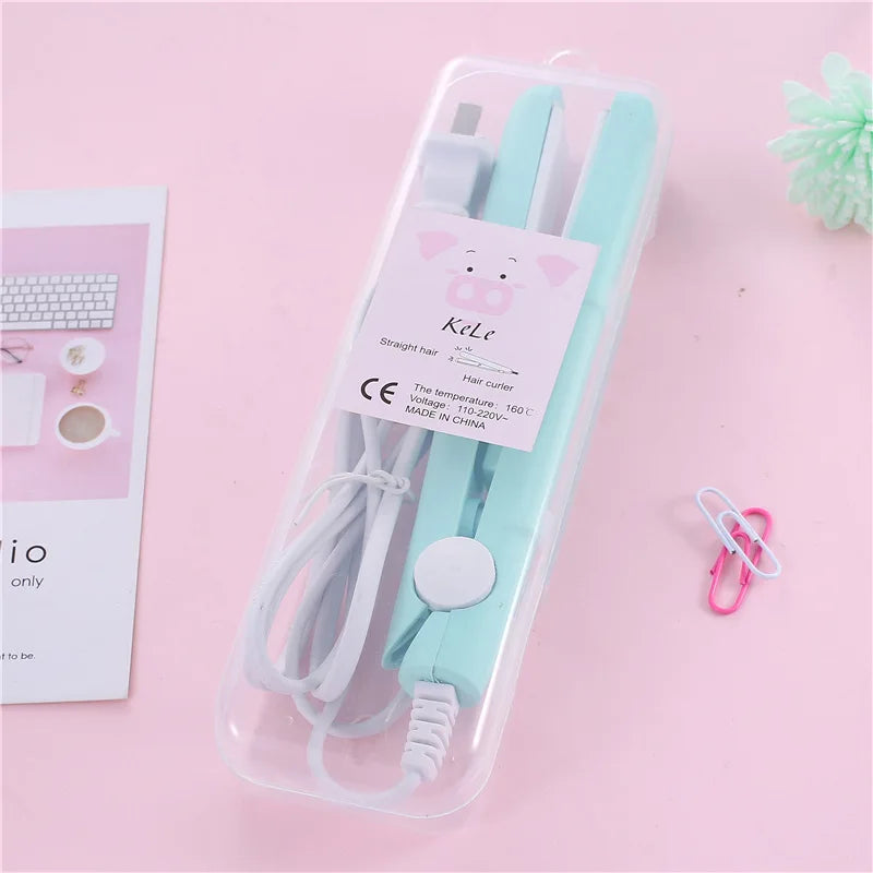 Mini Cartoon Hair Straightener