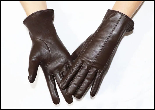 Touch Screen Leather Gloves