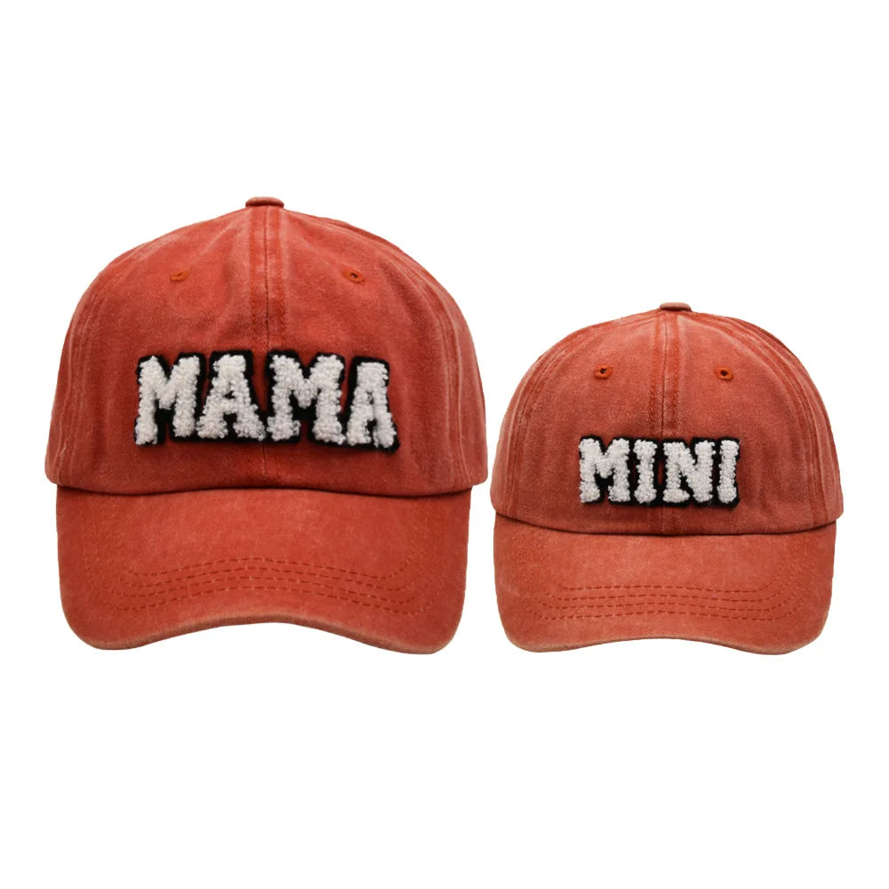 Mama Mini Women Children Kids Cap Sets