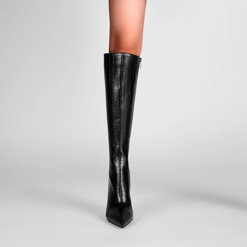 Knee High Heeled Boots