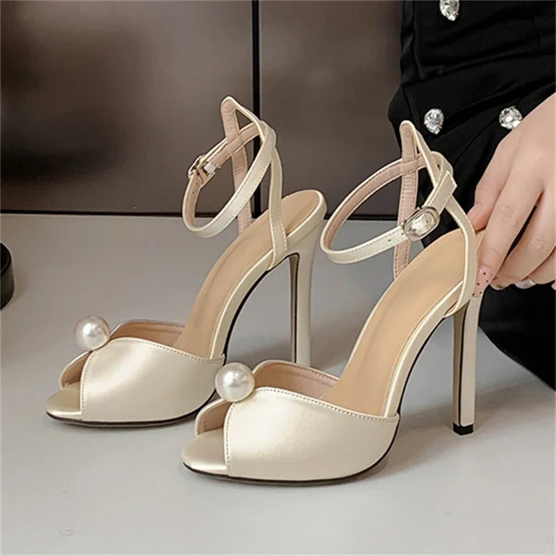 Pearl Open Toe Sandals