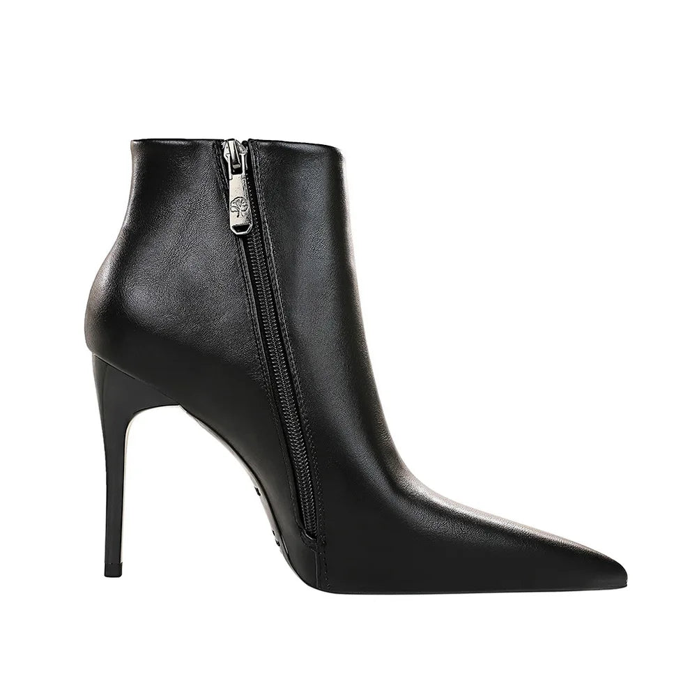 Retro Heeled Ankle Boots