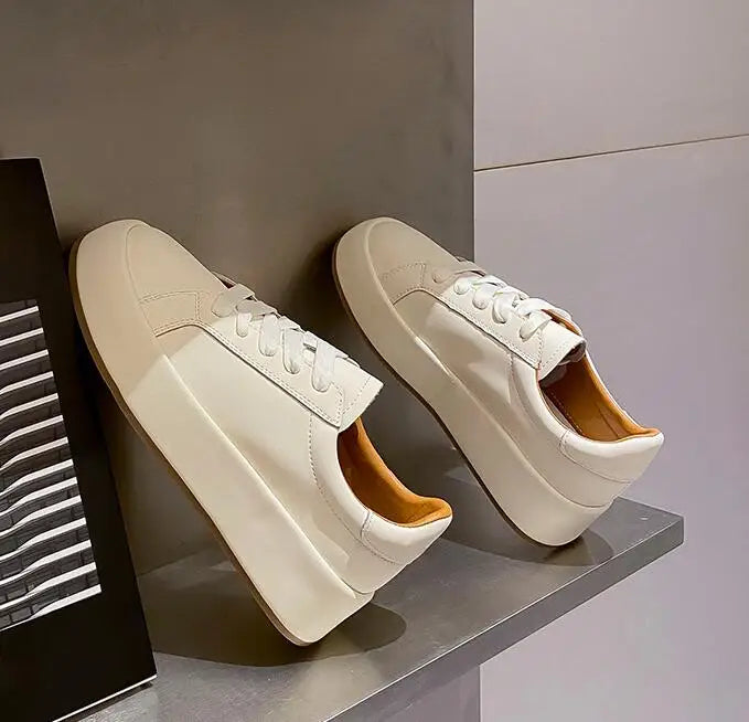 Genuine Leather Sneakers