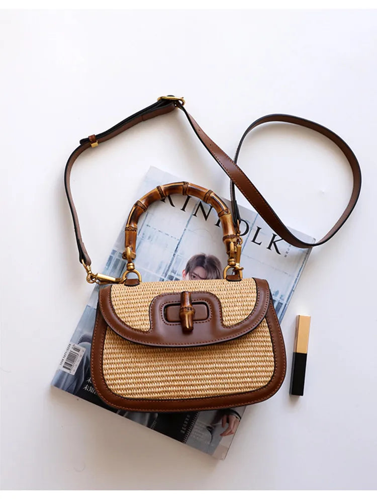 Woven Handbags  (2 Colors Available)