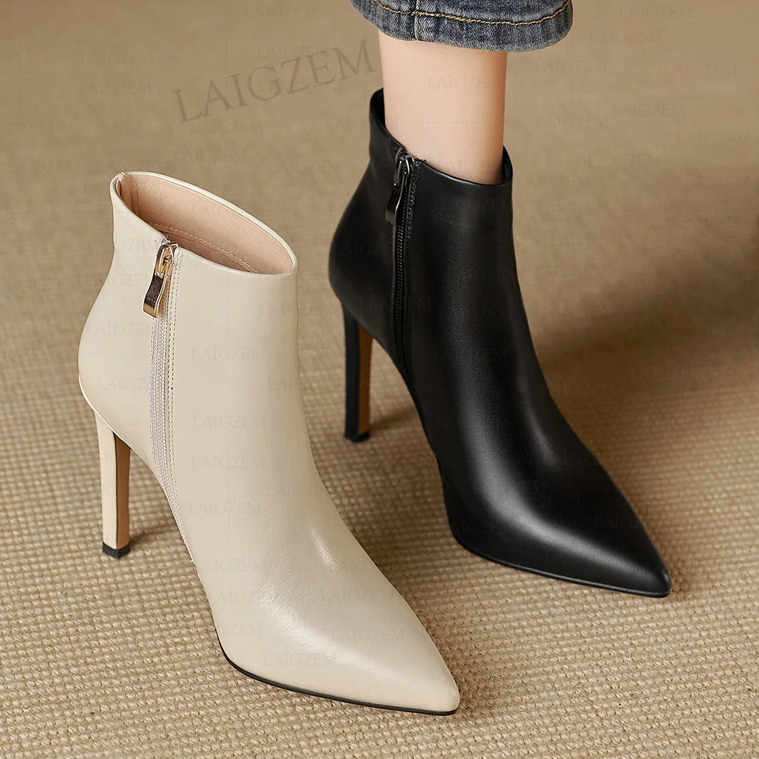 Leather Ankle Boots