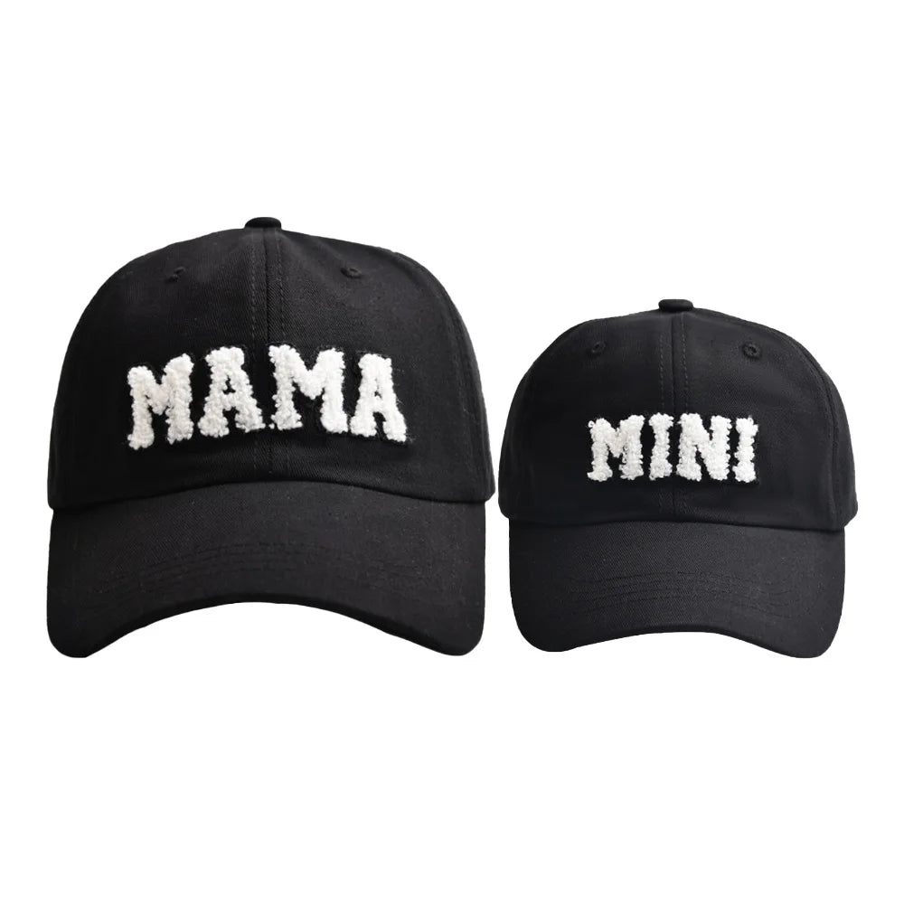 Mama Mini Women Children Kids Cap Sets