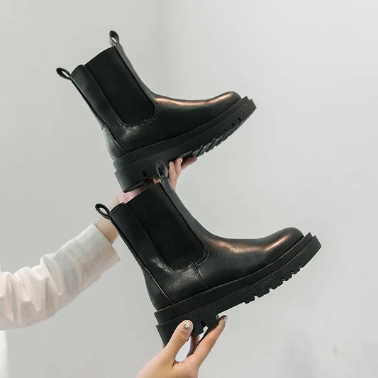 Platform Chelsea Boots 
(2 colors available)