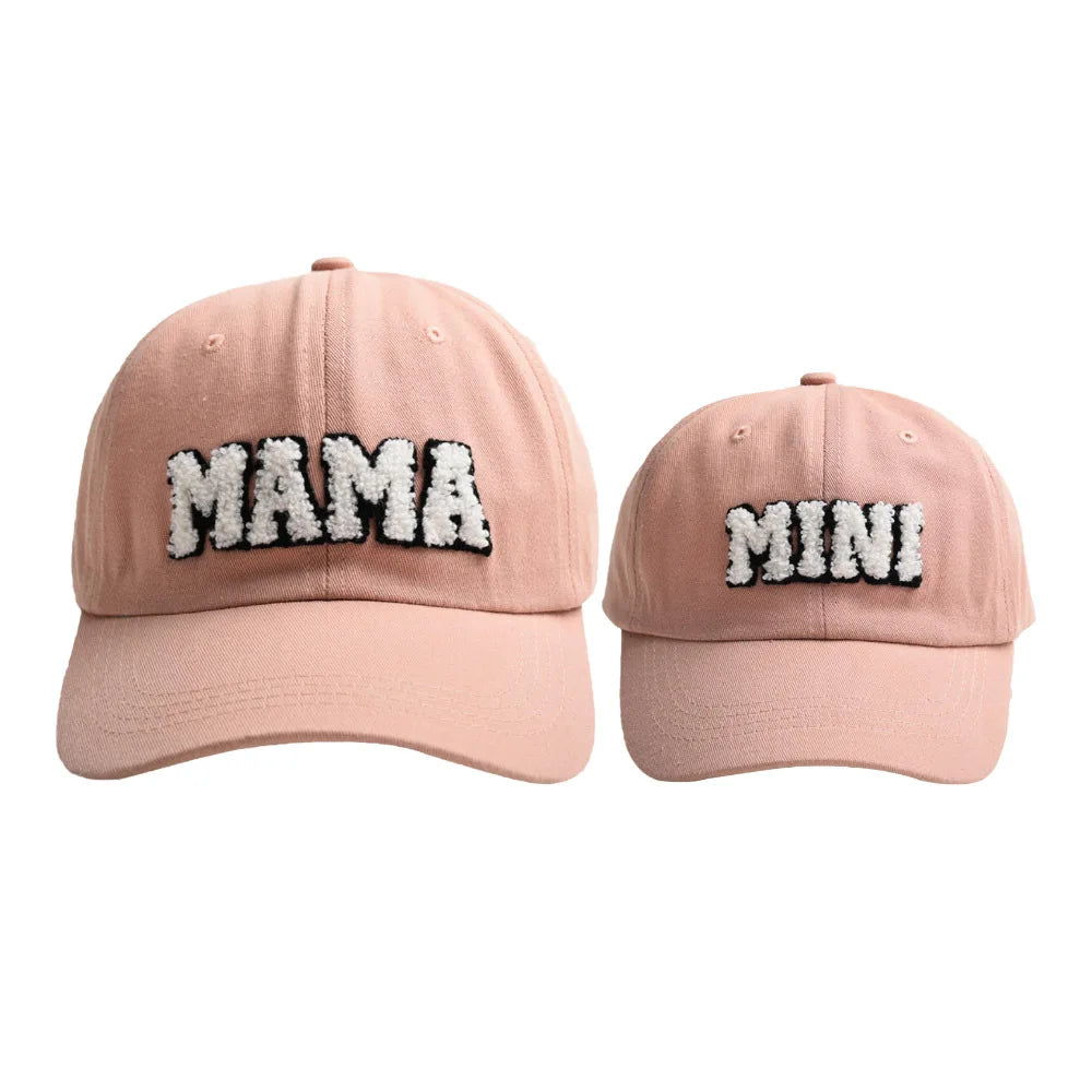 Mama Mini Women Children Kids Cap Sets